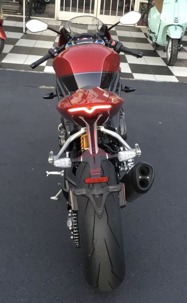 2022 Speed Triple 1200 RR Red Hopper Storm Gr  PW9062 - Click for larger photo